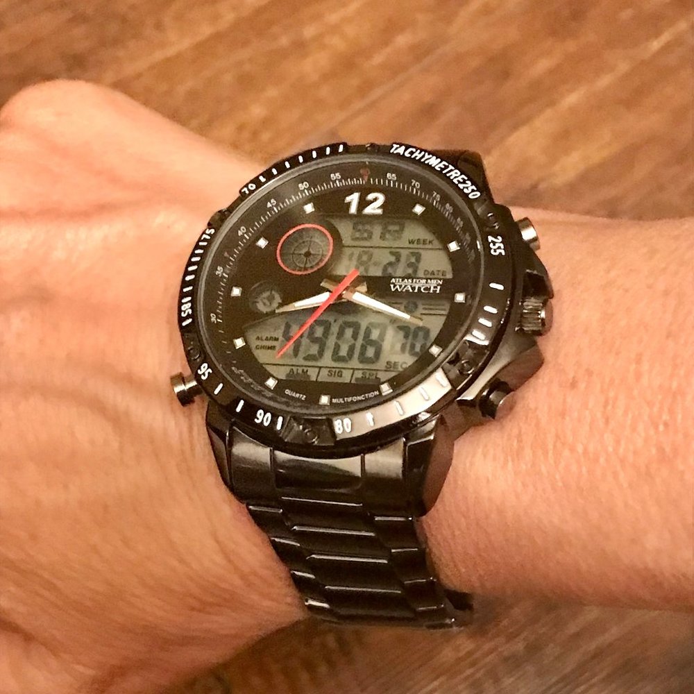 Atlas for Men Classic Aviator Style Watch - Never Worn / Like New!